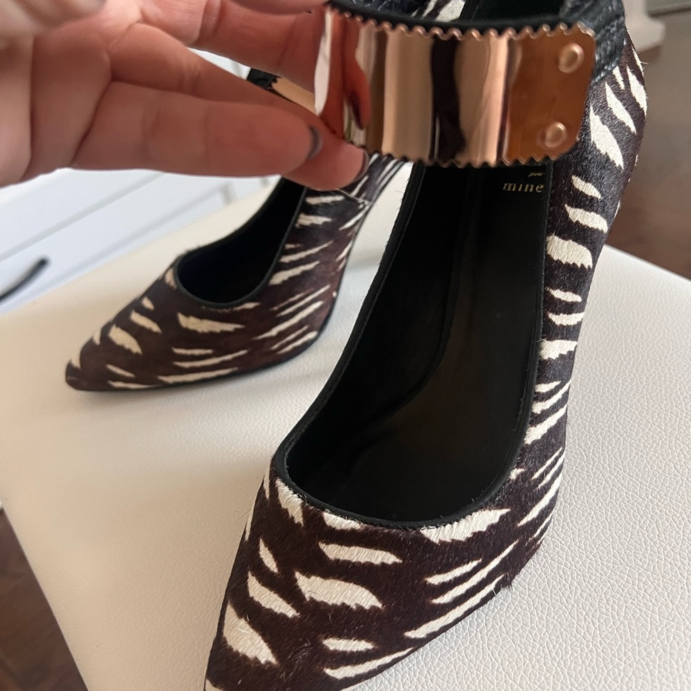 Minelli shoes, made in Brazil, leather, size 7.5